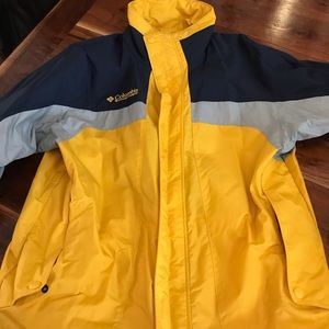 Columbia rain/fleece jacket